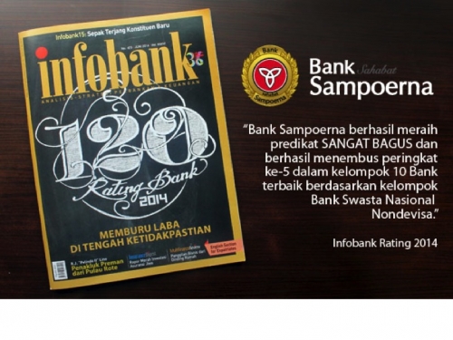 Rating Bank Sampoerna di Infobank Rating 2014